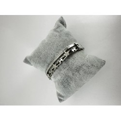 Gümüş Taşlı Yıldızlı Bileklik